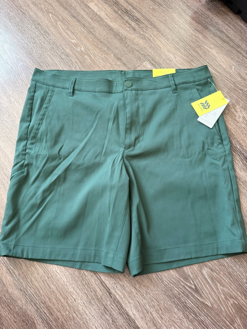 all in motion Men's Olive Green Athletic Shorts